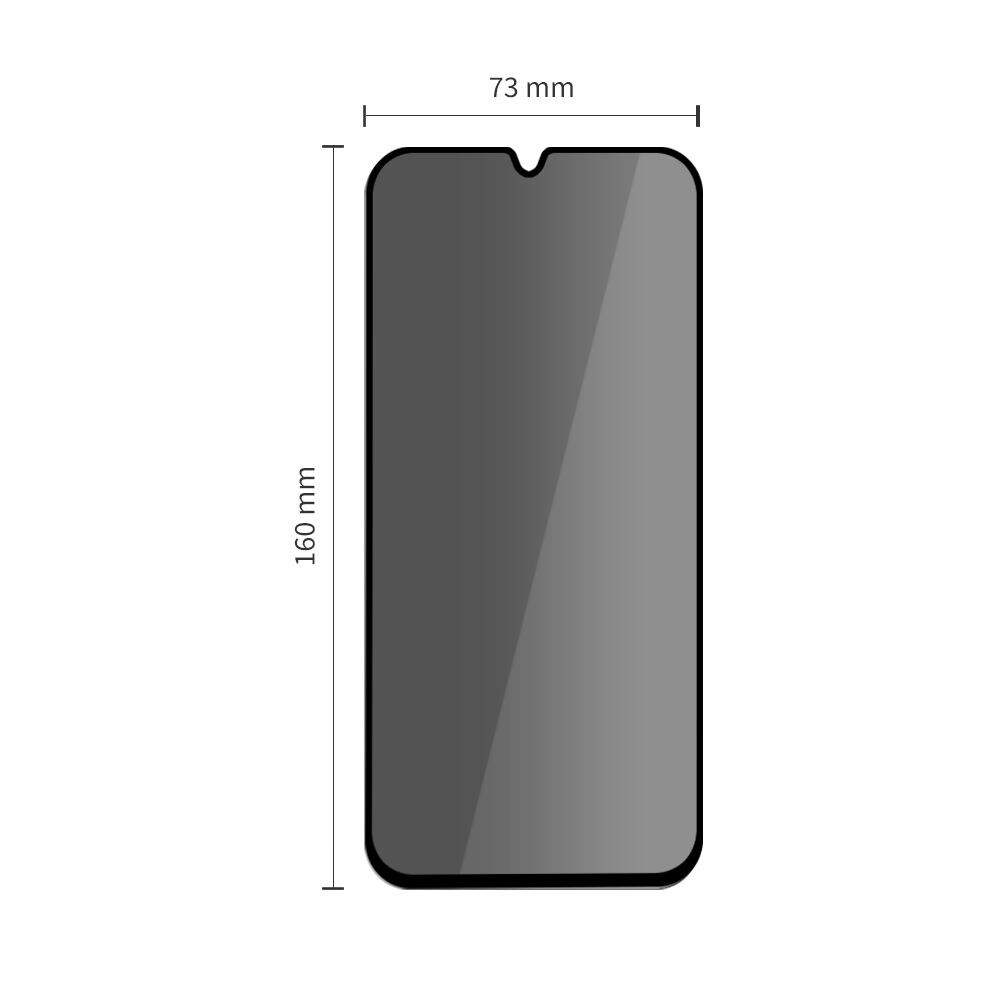 Tech-Protect Glass Spy+ 2-pack Sekretessglas för Samsung Galaxy A16 4G / 5G / A26 5G / A17 4G / 5G, bild 2