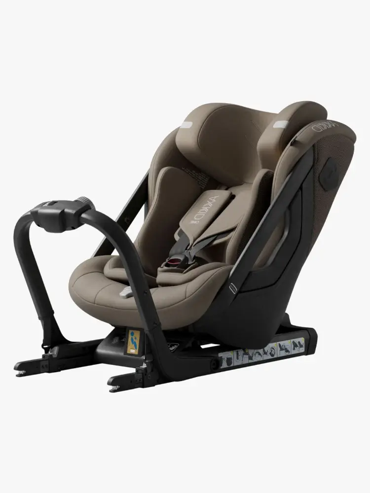 Axkid One 3 bakåtvänd isofixstol, driftwood beige