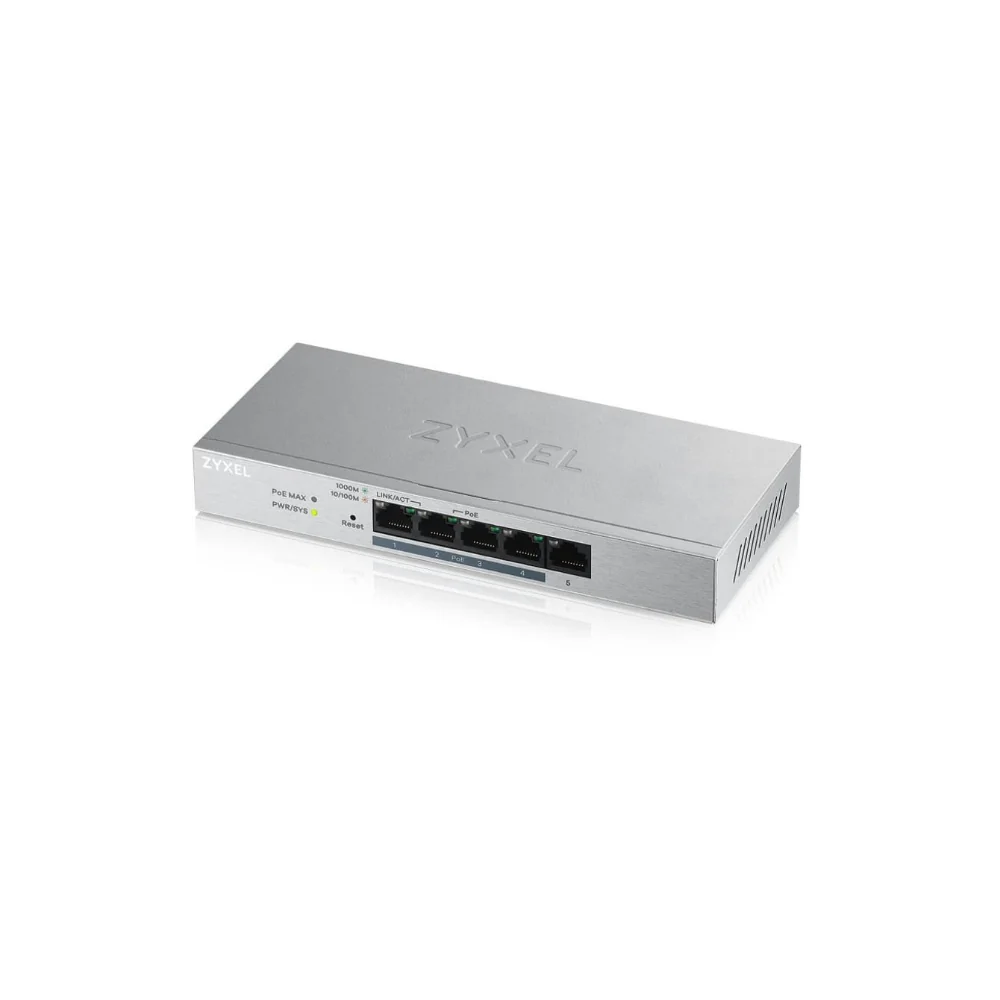 Zyxel GS1200-5HPv2 5-Port PoE 60W Switch