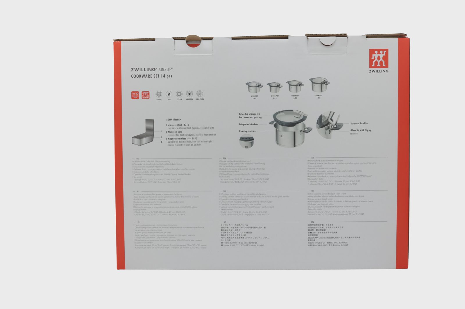 Zwilling - Simplify Pot Set - Stainless Steel - 4-piece set, bild 2