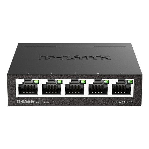 D-Link 5-port 10/100/1000 Gigabit Metallhus Desktop Switch