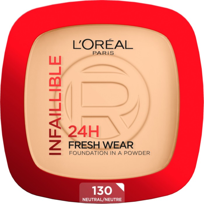 Loreal Paris Infaillible 24H Fresh Wear Foundation in a Powder 130 Neutral Undertone