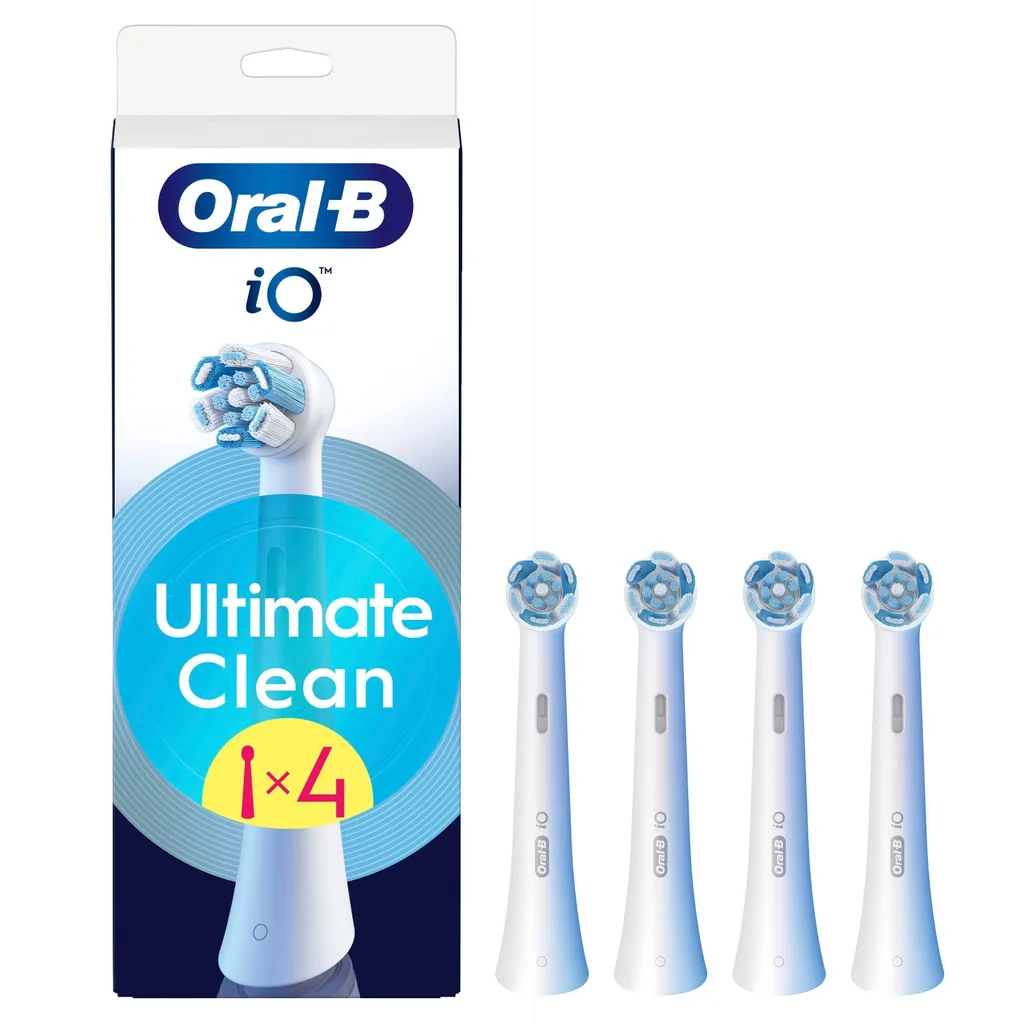 Oral-B iO Series Ultimate Cleaning tandborsthuvuden - Vita - 4-pack, bild 3