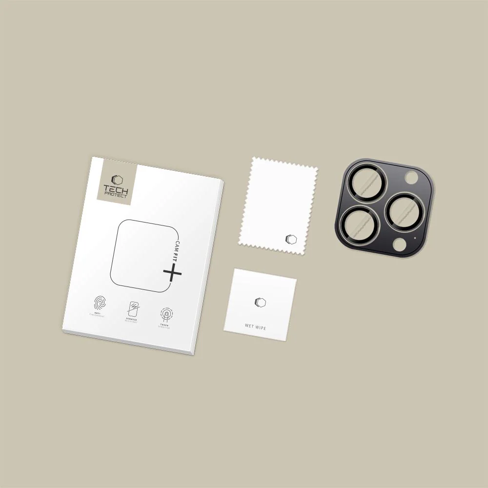 Tech-Protect Camring Fit+ kameraskydd för iPhone 14/15/16/17 Pro/Max - Svart, bild 4