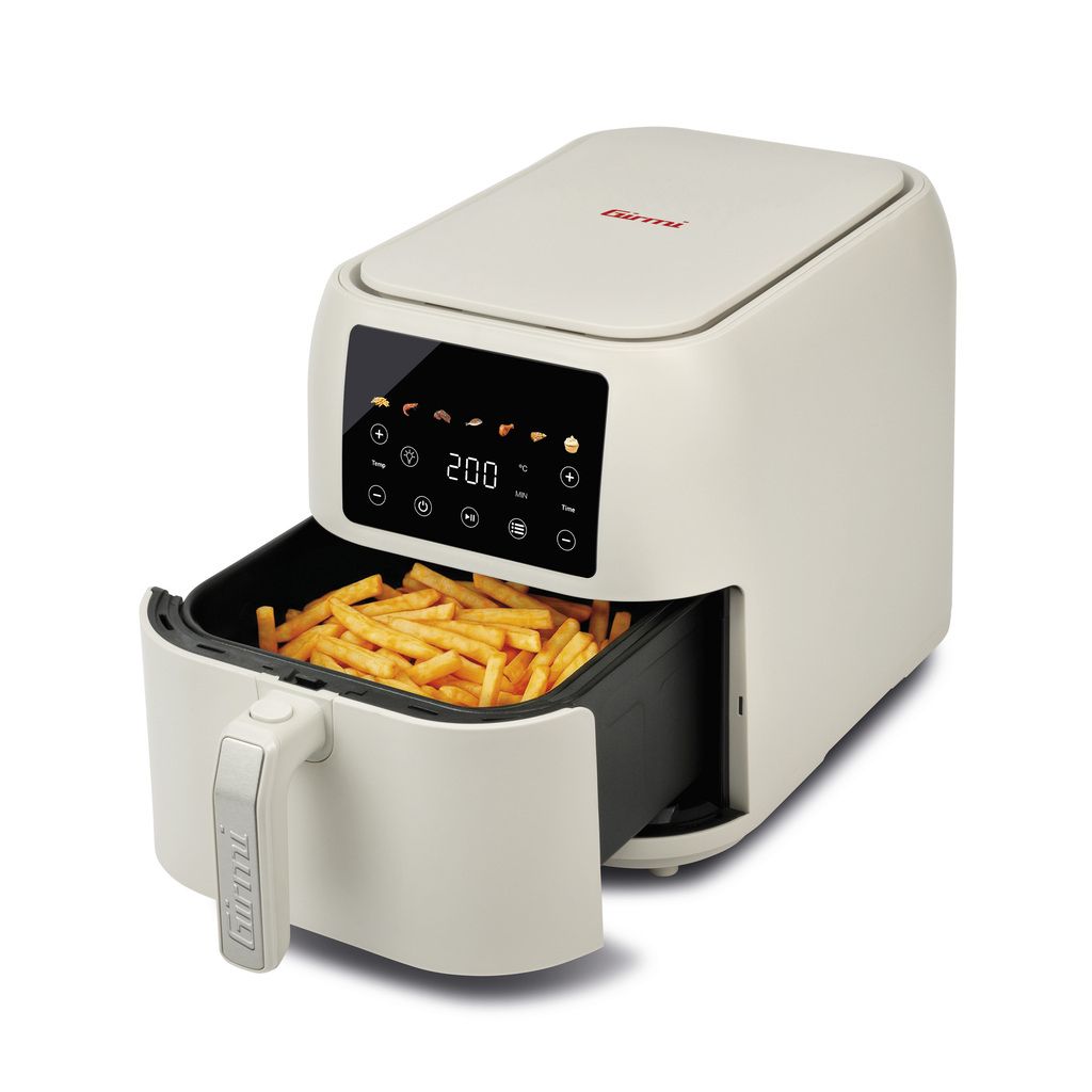 Girmi FG9201, Varmluftsfritös, 8 l, 2 kg, 80 ° C, 200 ° C, 60 min