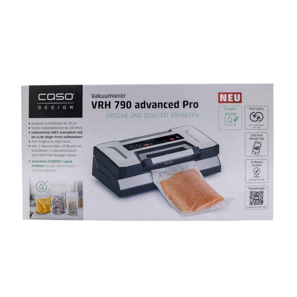 Caso VRH 790 vakuumförpackare 130 W med temperaturreglering Advanced Pro