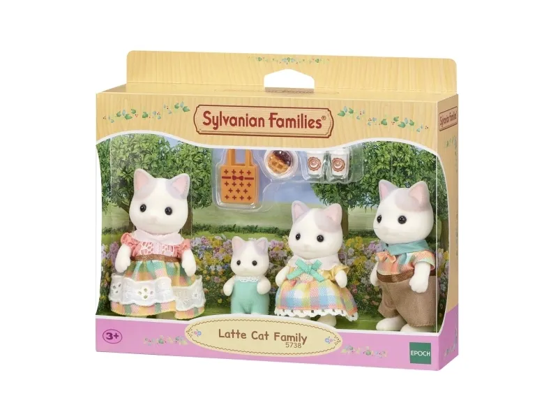 Sylvanian Families - Latte Cat Family (5738), bild 4