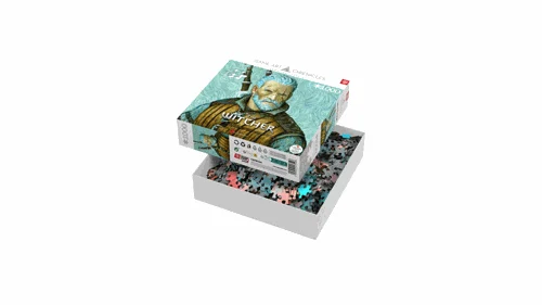 Good Loot Game Art Chronicles Puzzle: The Witcher Geralt & Vincent van Gogh (1000 pieces), bild 3