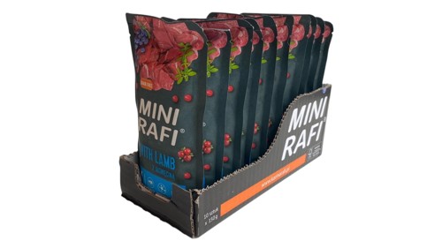 Rafi - 10x Dogfood MINI w/Lamb 150g - Bundle (61030), bild 3