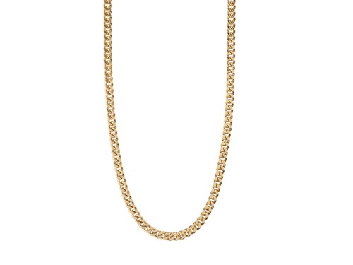 PILGRIM - FUCHSIA Curb Chain Necklace - Gold-Plated - 40 cm + 9 cm, bild 2