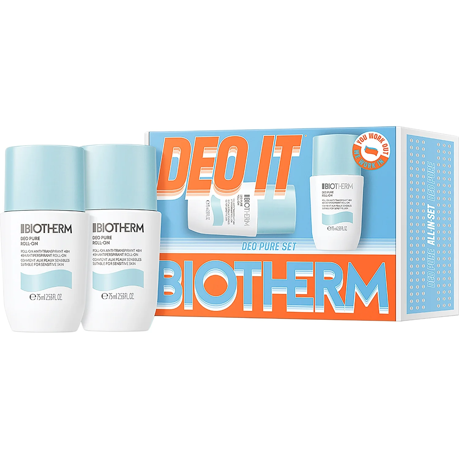 Biotherm Duo Deo Pure Set 150 ml