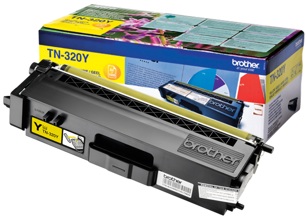 Brother Toner TN-320Y 1.5k Gul