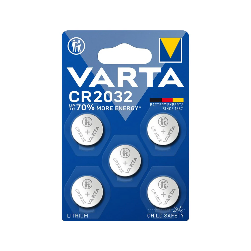 VARTA CR2032 knappbatteri, 5 st