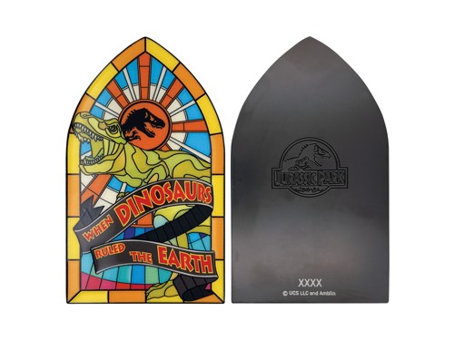 Jurassic Park Steelbook - Limited Edition Stained Glass Style Metal Ingot (UV-JP165), bild 2