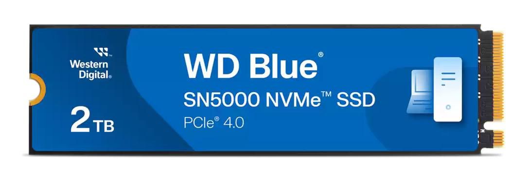 2 TB WD Blue SN5000 SSD, M.2 2280 NVMe PCIe Gen.4, bild 3