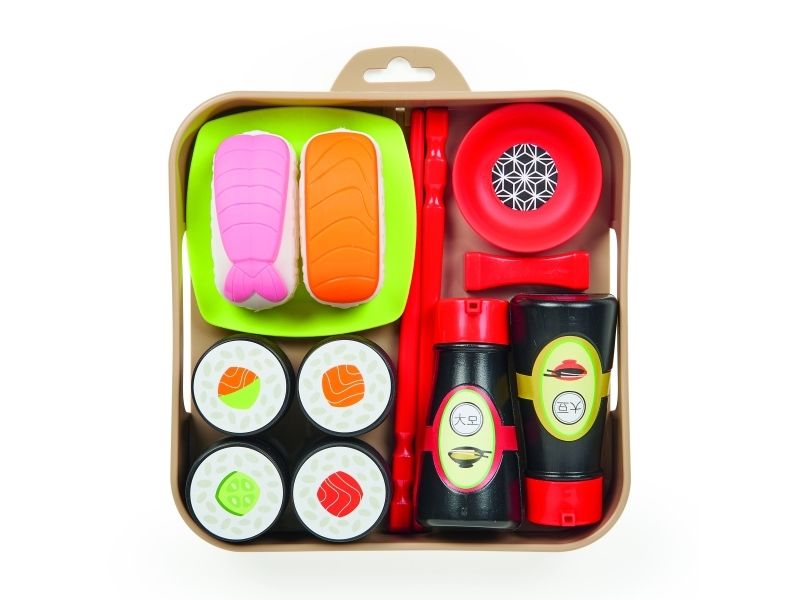 ECOIFFIER hot dogbricka med 7 delar 19,5 cm - 100% Chef