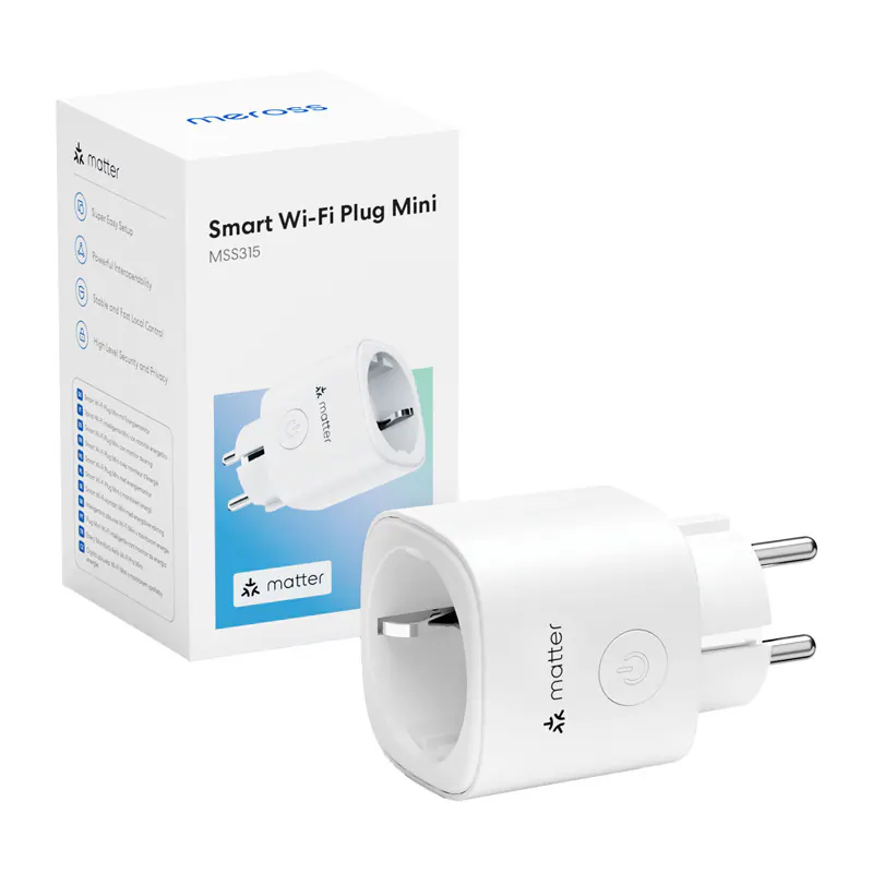 MEROSS MSS315CFH-EU smart kontakt med energimätning (Matter) (4-pack), bild 2