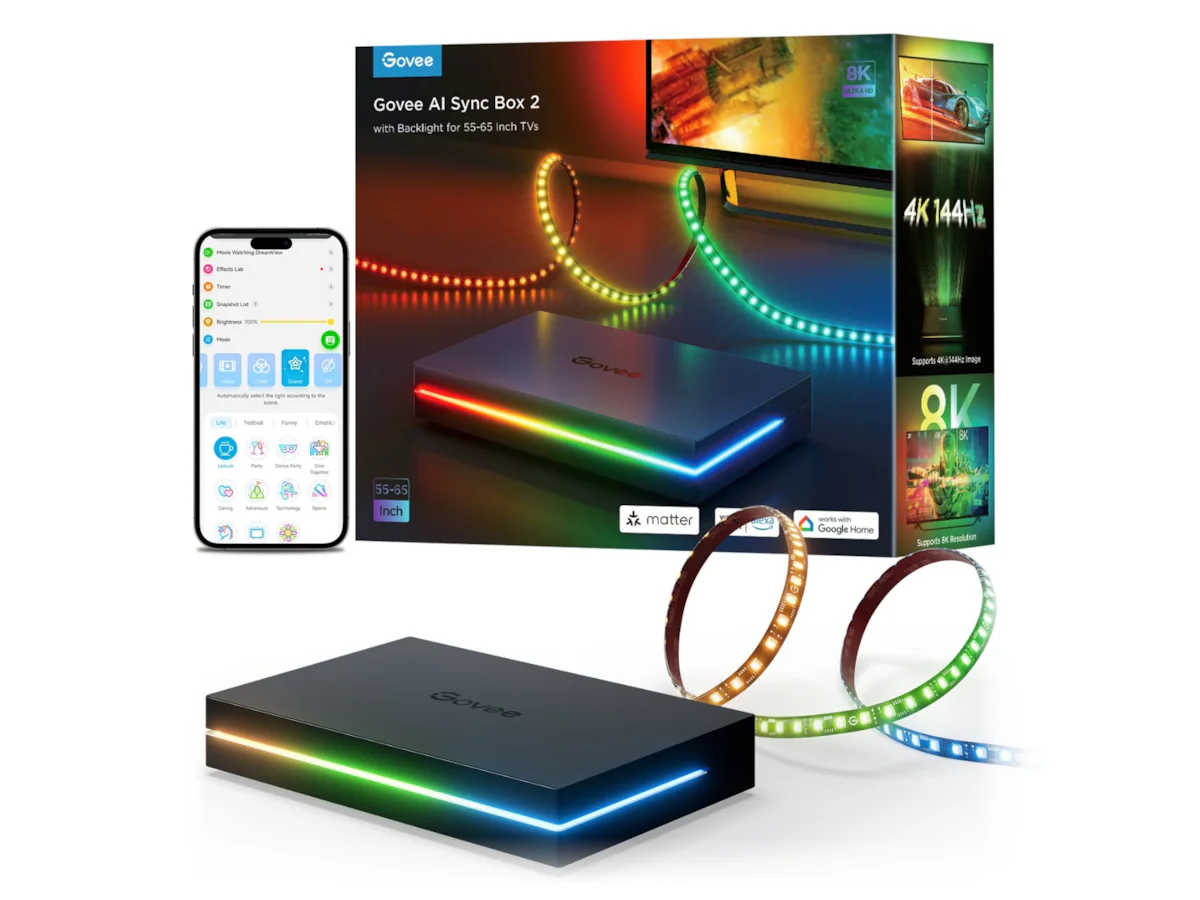 Govee AI Sync Box Kit 2, för 55-65" TV-apparater