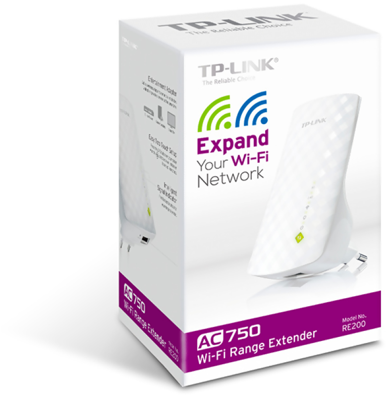 TP-Link RE200 - Repeater / AC750 / 1x LAN