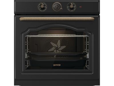 Gorenje BOS67372CLB inbyggnadsugn 77 l med ångfunktion, 59,5 cm, svart