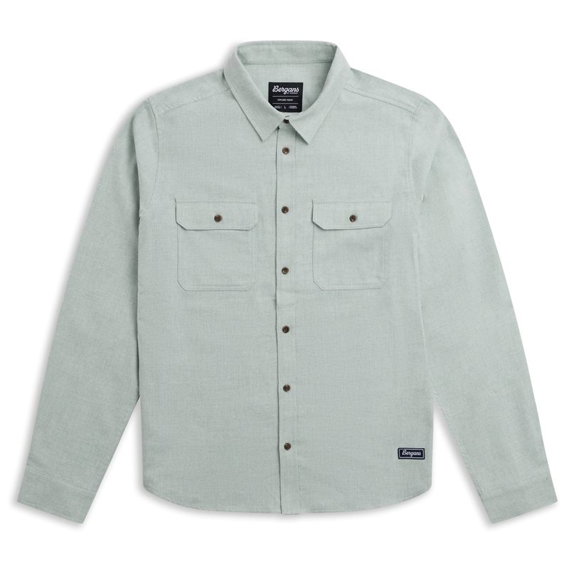 Bergans Nordmarka Flannel Shirt Men Dried Sage - M