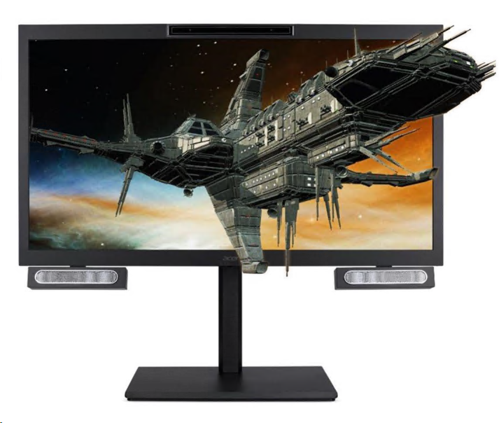 Acer DS2 Pro 27" - USB-C 3840x2160 3D-AHVA 160Hz, bild 4