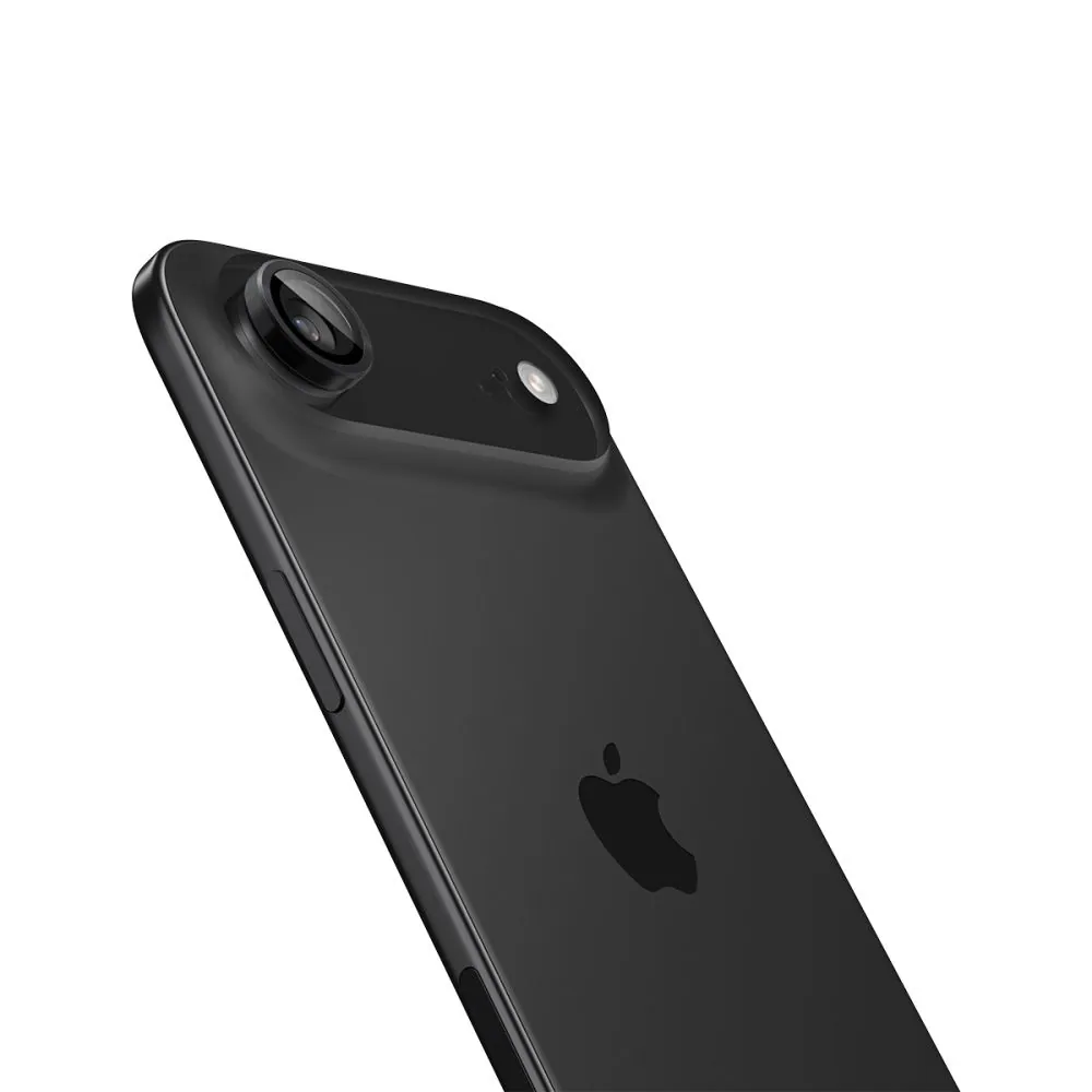 Spigen Optik Pro Glas.tR "EZ FIT" kameraskydd 2-pack för iPhone Air - Svart, bild 3