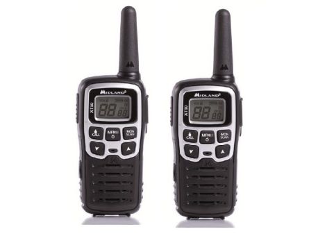 Midland XT50, 24 kanaler, 446.00625 - 446.0937 MHz, LCD, 93 g, 54 x 33 x 103 mm