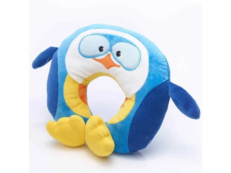 Travel Blue Puffy the Penguin, Blå, Vit, Gul, Barn, Pojke/flicka, Polyester, Polyester, Djur