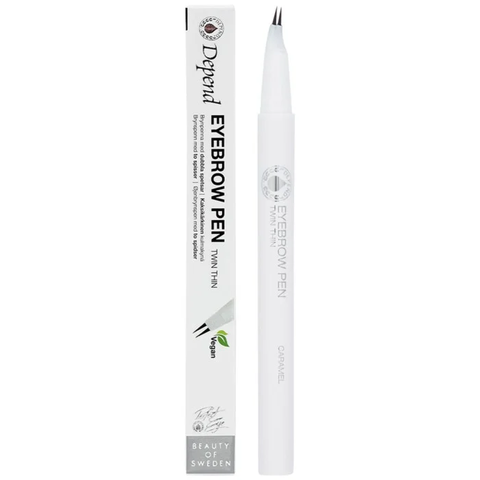 Depend Eyebrow Pen Twin Thin Nord Caramel Caramel