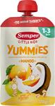 SEMPER Yummies mango klämmis 1-3år, 120 g