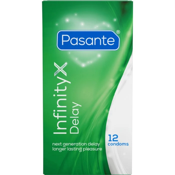 Pasante kondom Delay/Infinity 12-pack