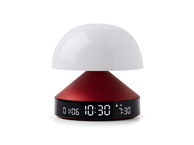LEXON Mina Sunrise, Digital väckarklocka, Rund, Röd, LCD, Batteri, 5 V