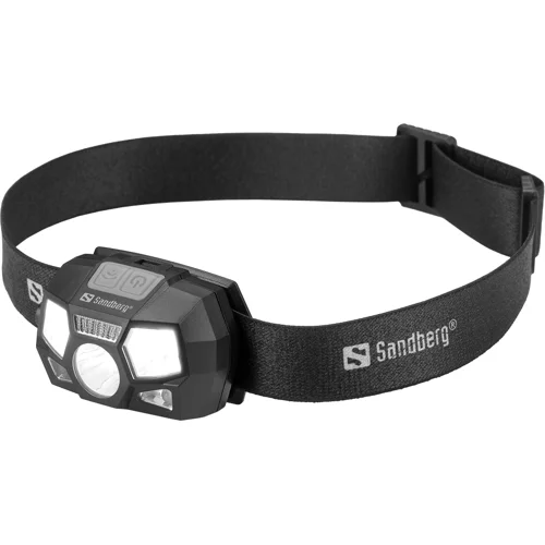 Sandberg - Pannlampa 5-i-1 med uppladdningsbar sensor
