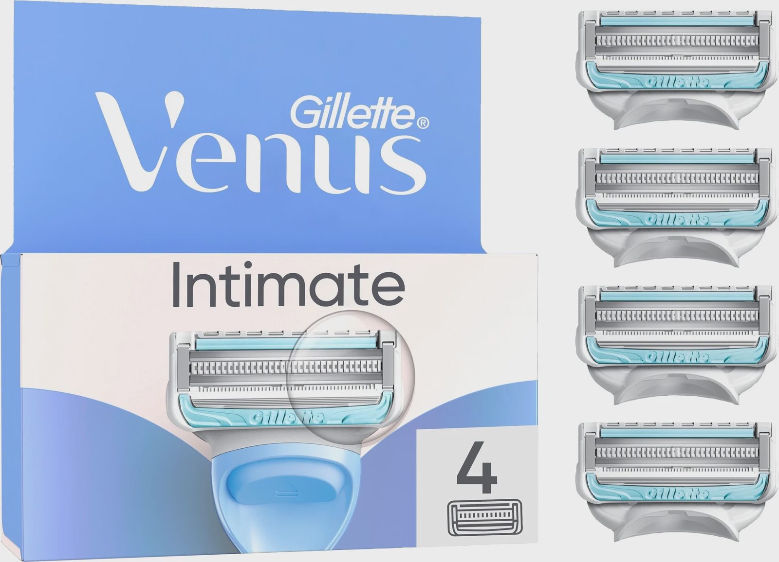Gillette Venus Intimate Rakblad för Intimområdet 4 st, bild 2
