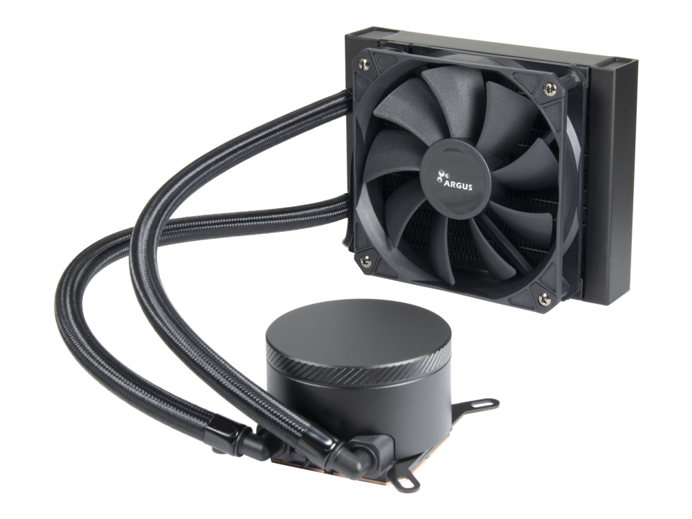 Inter-Tech ARGUS Iceman B-120 AIO, 1x120 mm fläkt - Svart
