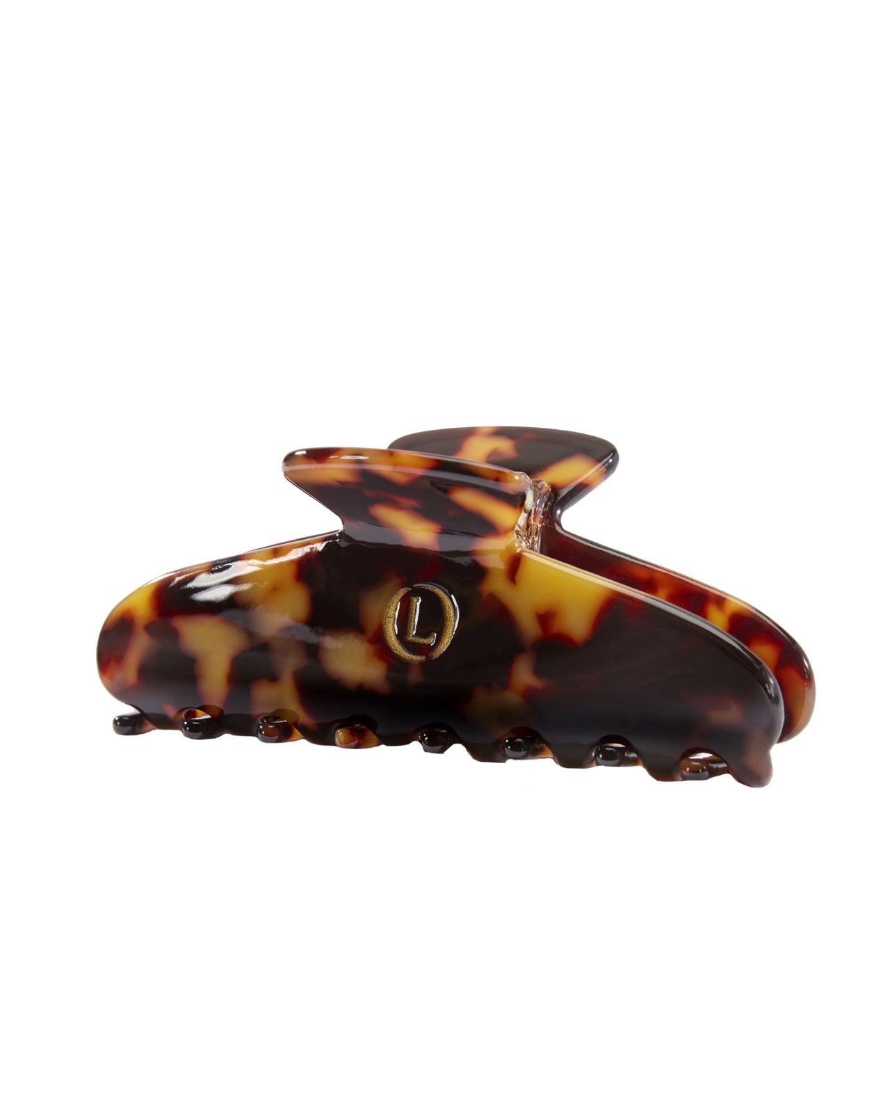 Lenoites Eco-Friendly Claw Clip Medium Bronze Leopard 1 pcs