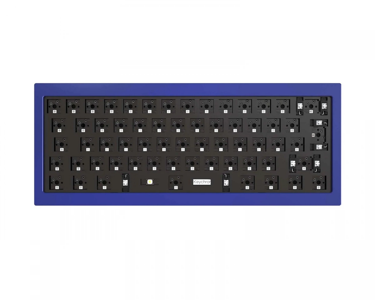 Keychron Q4 QMK 60% ISO Barebone RGB Hot-Swap - Blå