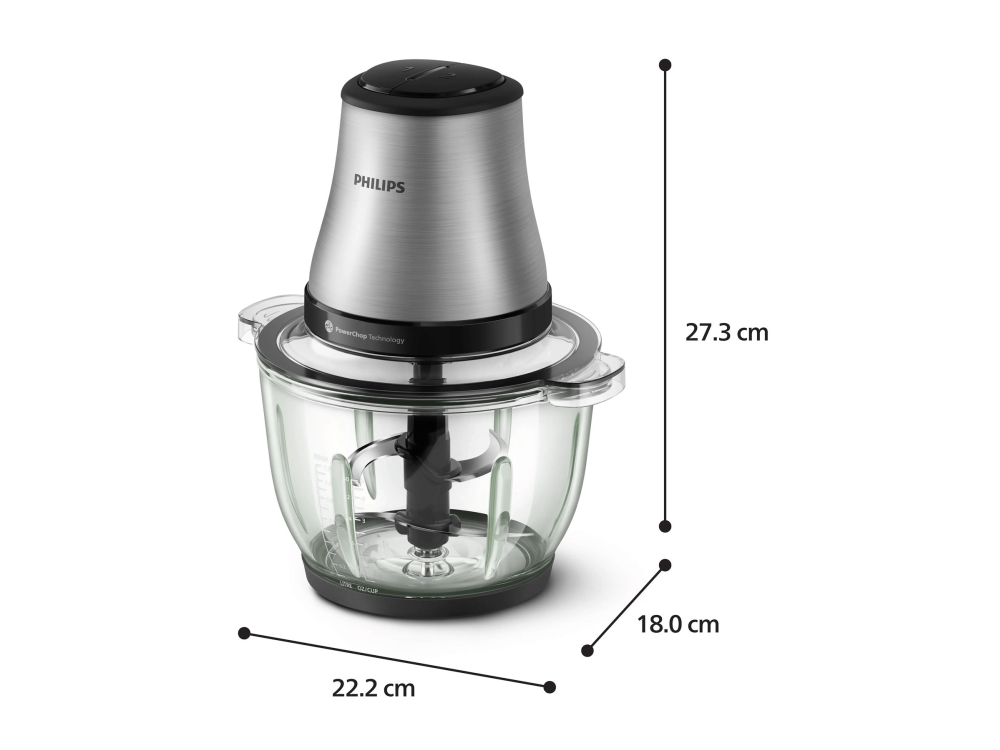 Philips 3000 Series HR1503 - Chopper - 2 liter - 500 W
