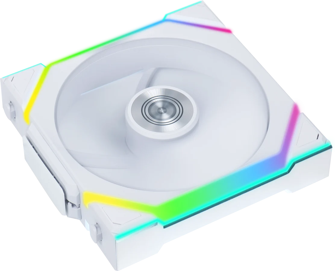 Lian Li UNI FAN SL Wireless Reverse White - Chassi fläkt - 120mm - Vit med RGB LED - 29 dBA