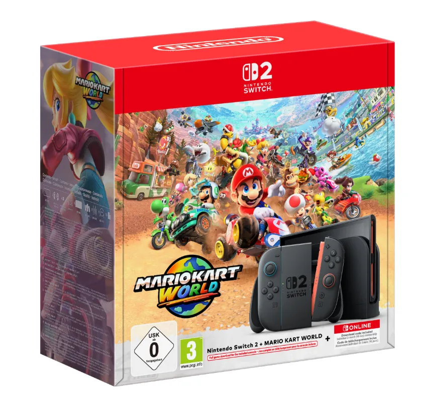 Nintendo Switch 2-konsol - Mario Kart World-paket