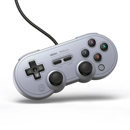 8Bitdo SN30 Pro Wired USB Gamepad Gray Edition, bild 2