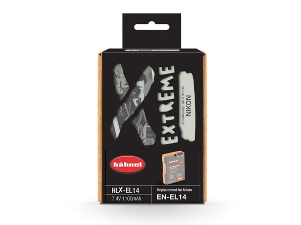 Hahnel HLX-EL14 Extreme Battery (EN-EL14), Nikon, 1100 mAh, 7,4 V, Litium-Ion (Li-Ion)