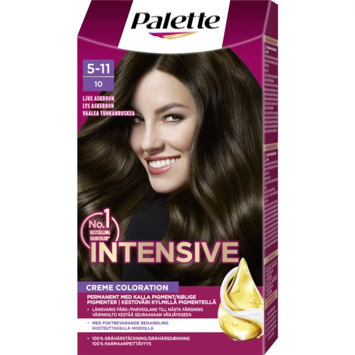 Palette Intensive Creme Coloration 5-11 Light Ash Brown