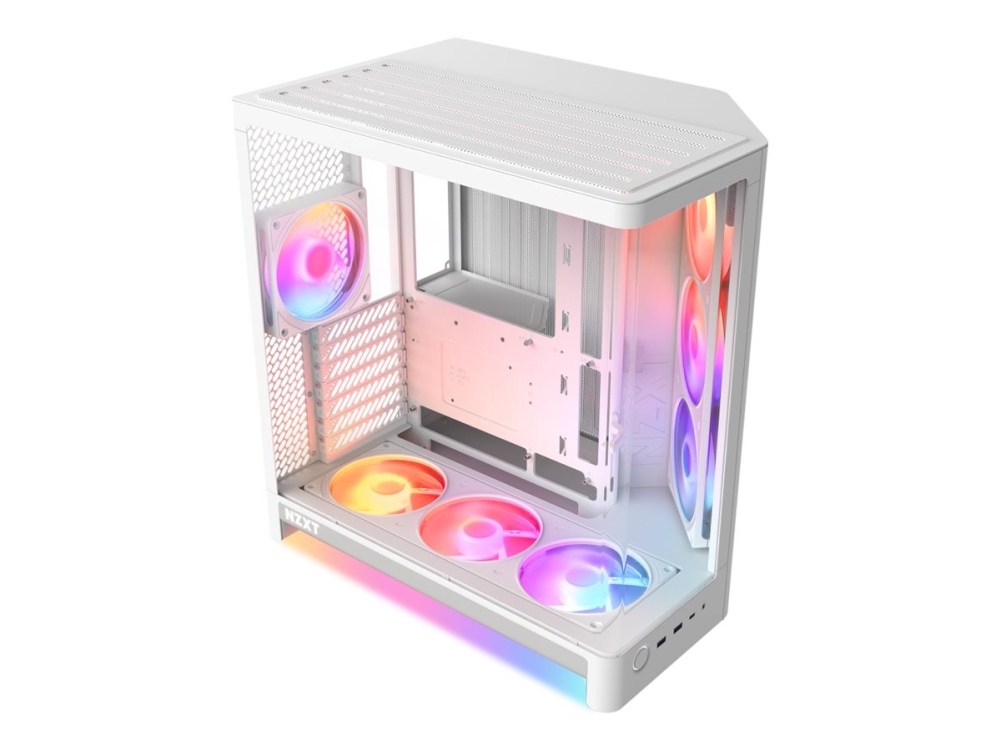 NZXT H6 RGB+ (2026) - All White - Chassi - Miditower - Vit