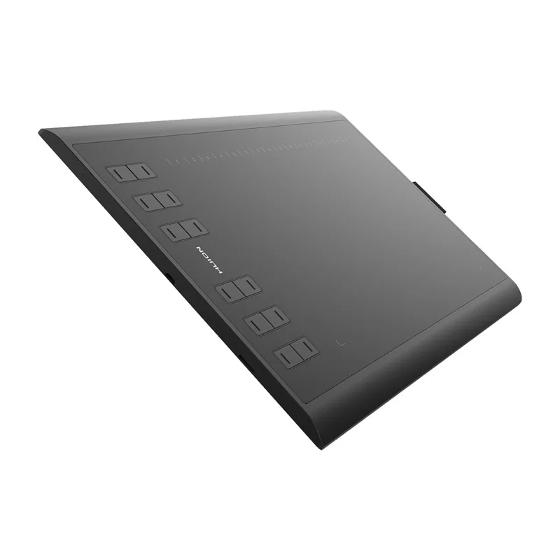 HUION H1060P, Kabel, 5080 lpi, 250 x 160 mm, USB, 1,5 cm, Svart, bild 3