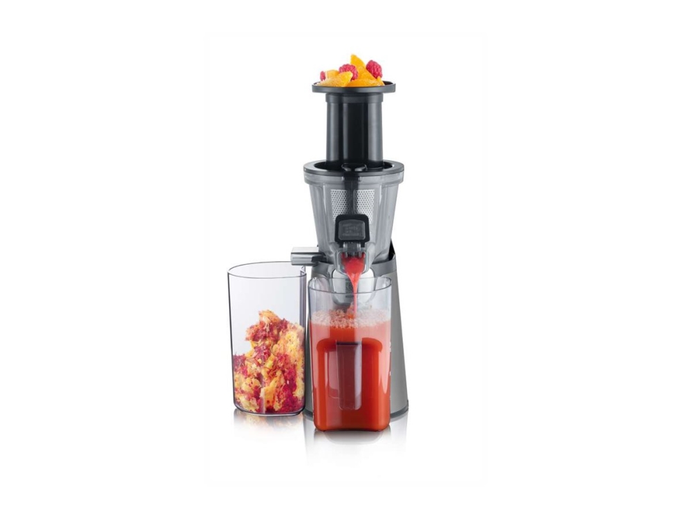 SEVERIN ES 3571 - Råsaftcentrifug - 150 W - metallicgrå/svart