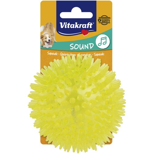 Vitakraft - Hedgehog ball TPR toy for dogs - (35187)