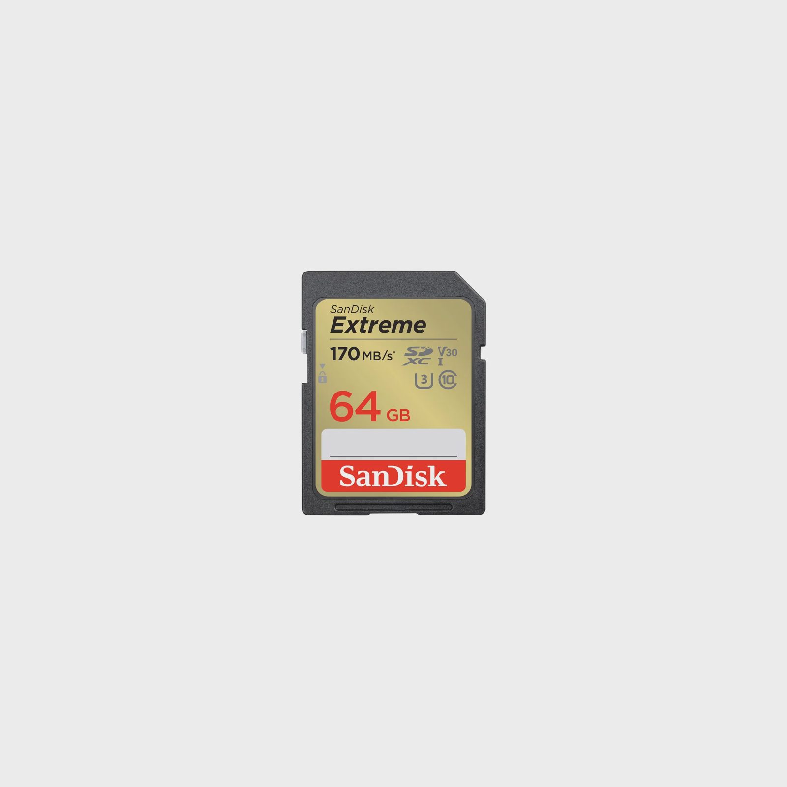 SDHC Extreme 64GB 170MB/s UHS-I U3 V30