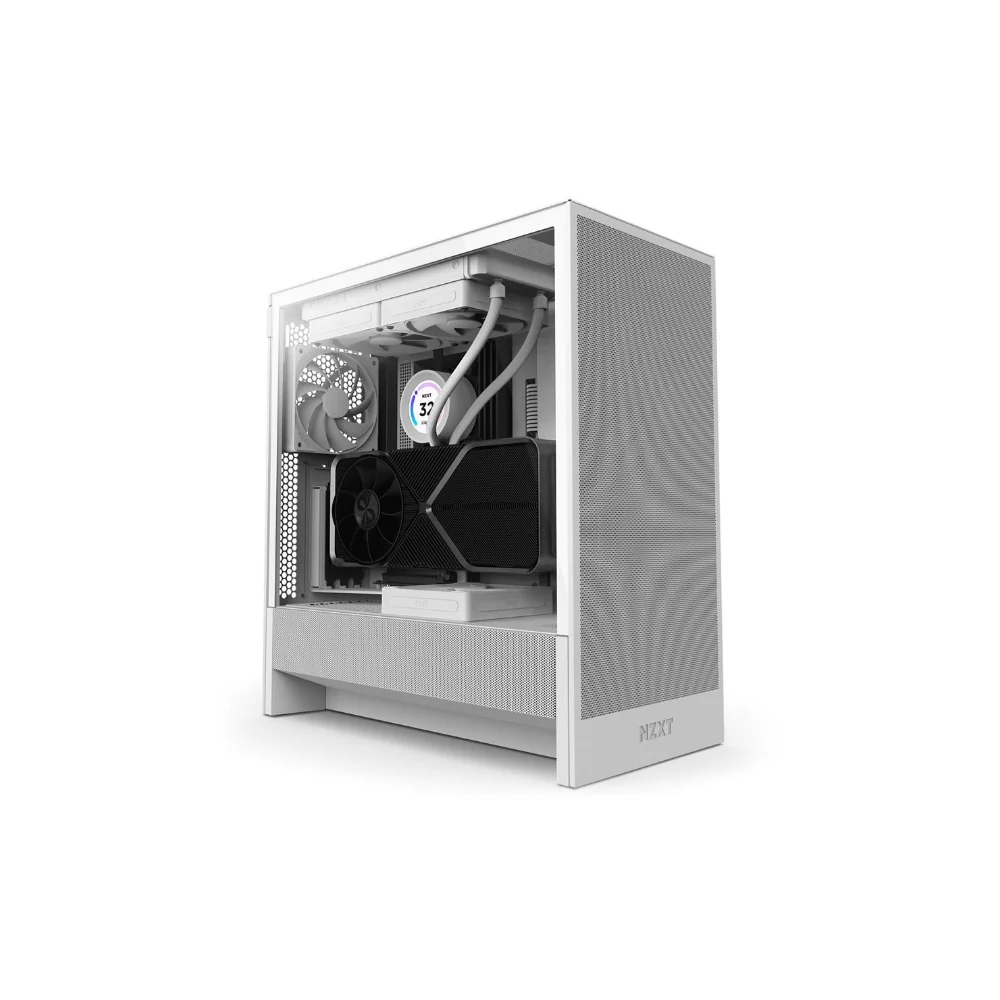 NZXT H5 Flow 2024 PC-chassi (vit)